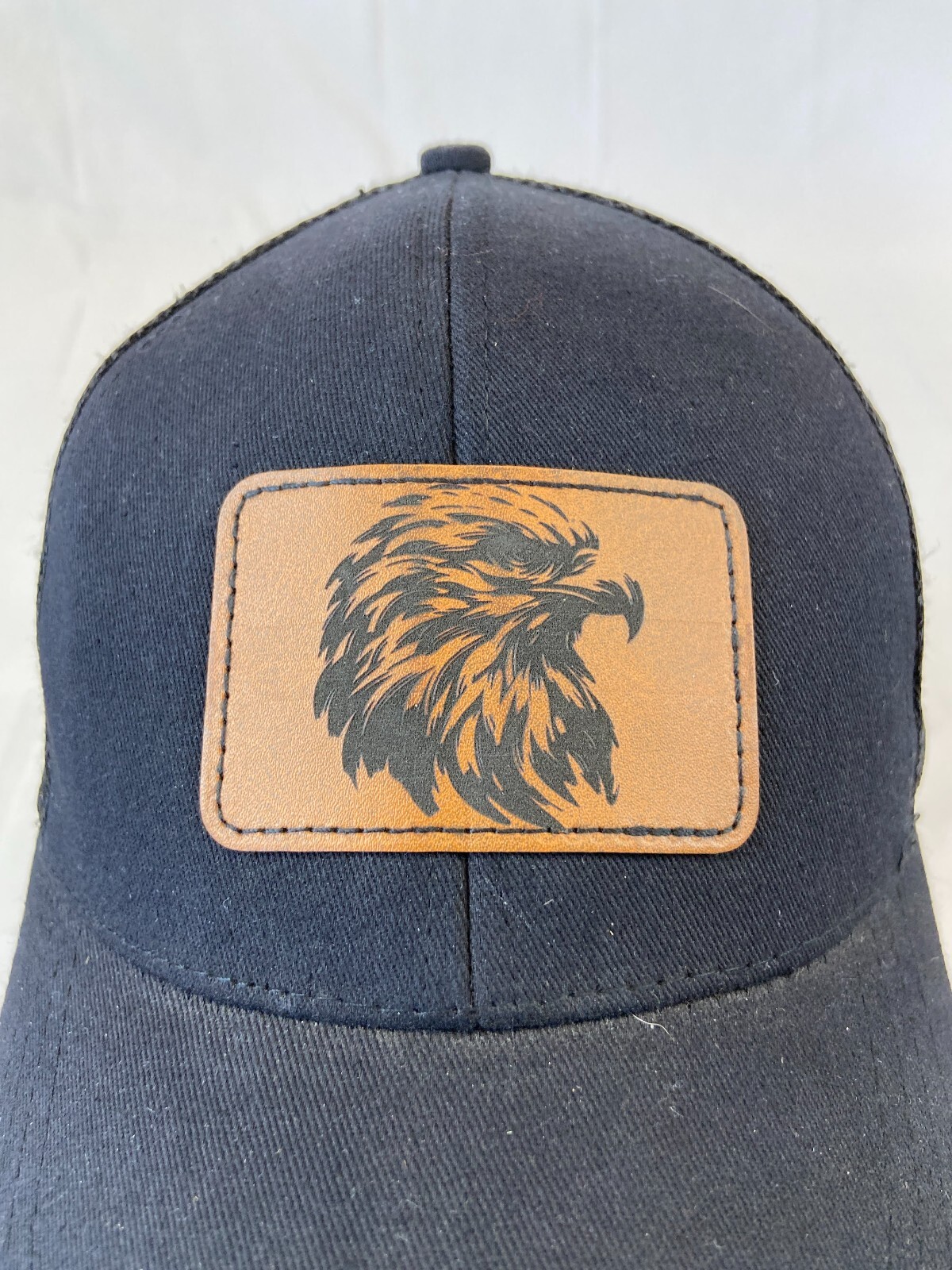 Womens Eagle Baseball Cap Strapback Hat Black Mes… - image 2