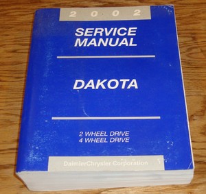 Original 2002 Dodge Dakota Shop Service Manual 02 Ebay