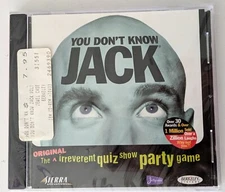 YOU DON'T KNOW JACK CD-Rom PC Game Sealed New 1998 90s Sierra On-line Vintage 