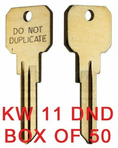 KWIKSET KW11 DND DO NOT Supercheap DUPLICATE Key Blanks 6