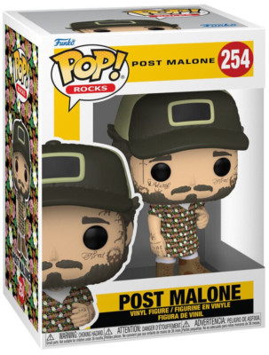 Post Malone Sundress Austin Richard Post POP! Rocks #254 Vinyl Figur Funko