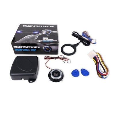 Car Ignition Switch DC 12V Engine Start Push Button Keyless Entry Starter Kit