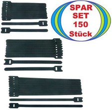 150 Hook and Loop Tapes ECO MIXED Black Cable Hook and Loop Hook and Loop Tape Cable Ties