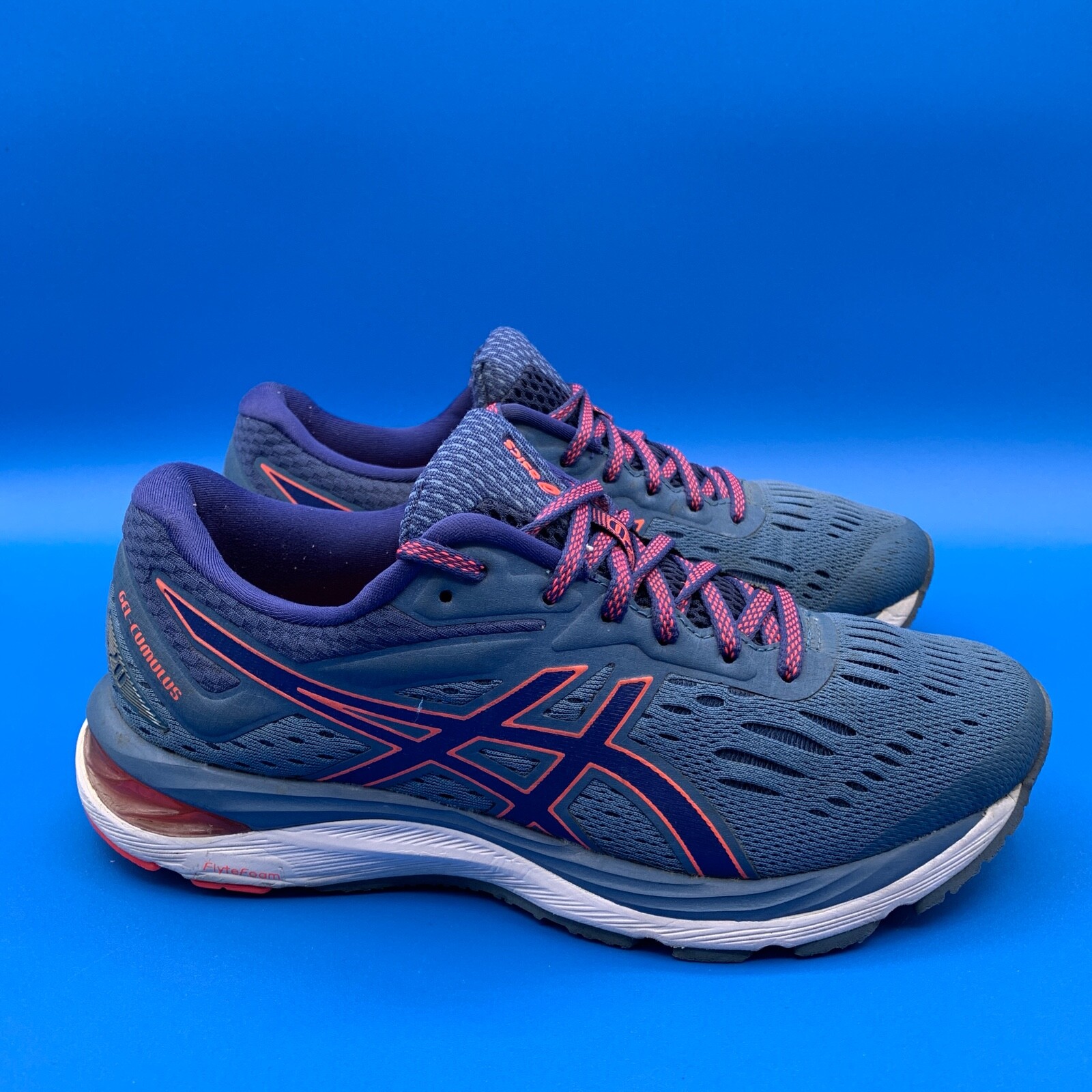 Asics Gel-Cumulus 20 Womens Shoes Sneakers Size 8 Blue 1012A008 Running  Athletic | eBay