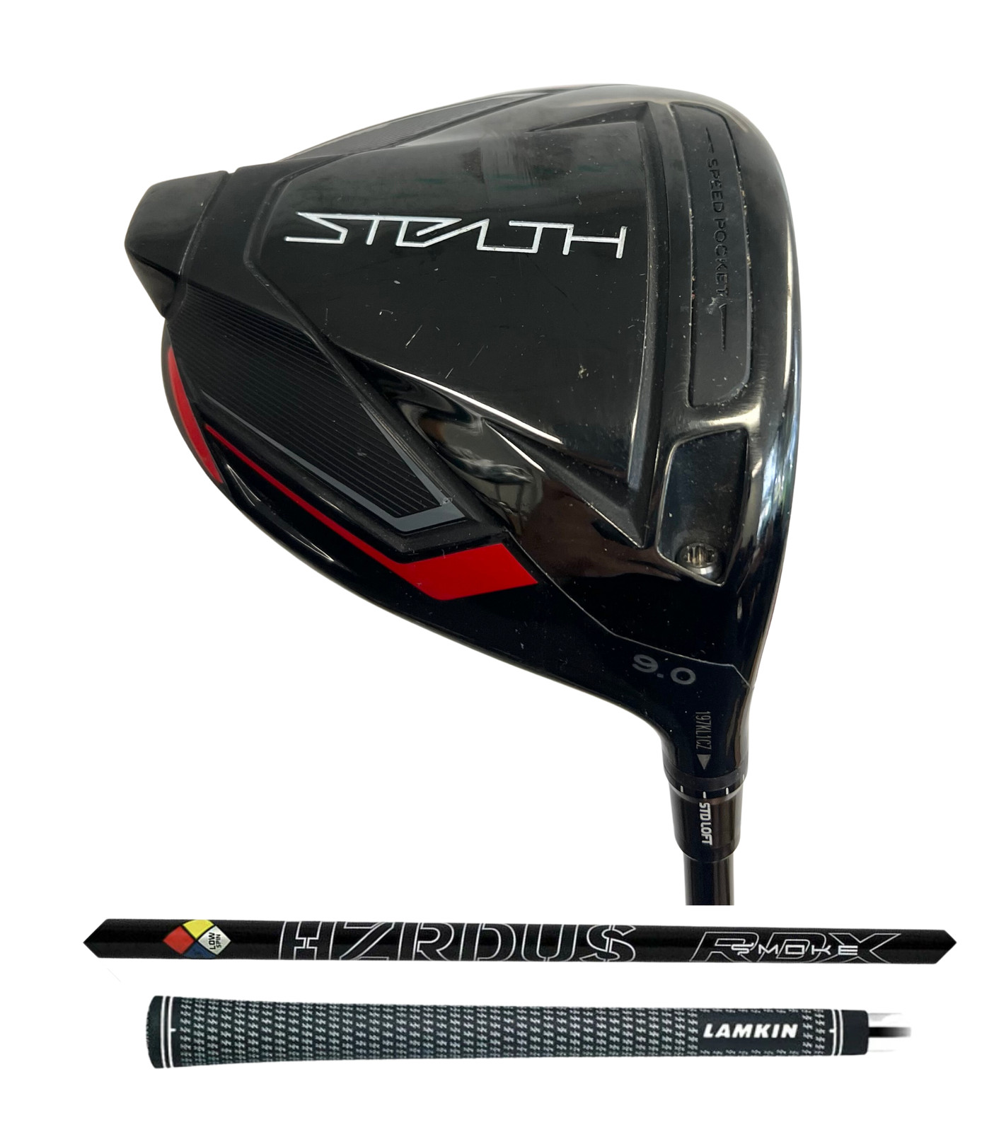 TaylorMade Stealth 2 Core 10.5° Driver - HZRDUS Smoke RDX Red 5.5 60g Shaft, Regular Flex