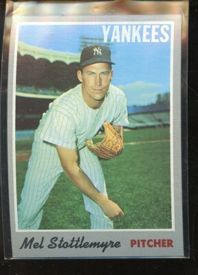 1970 TOPPS #100 MEL STOTTLEMYRE YANKEES NM/MT E013106