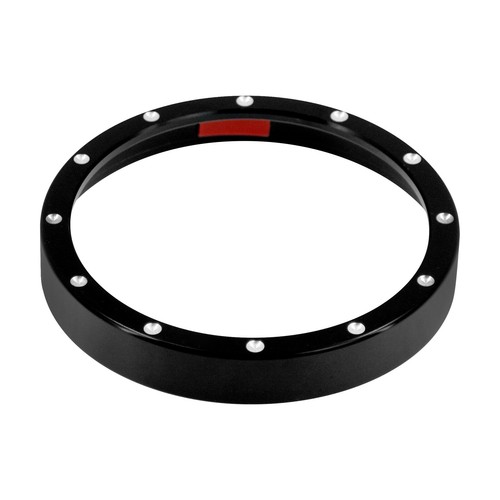 3.3'' Speedometer Trim Bezel Burst Billet Cover Fit For Harley Sportster XL Dyna - Picture 10 of 12