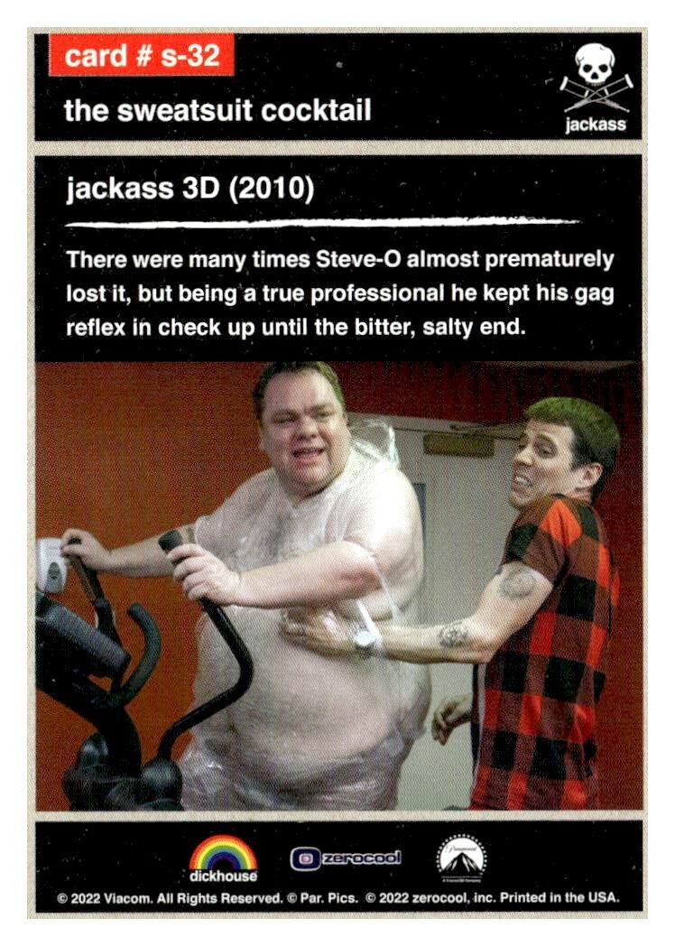 2022 Zerocool Jackass S32 the sweatsuit cocktail eBay