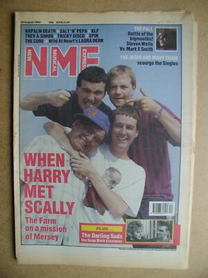 NME. 25 August, 1990. The Farm, Napalm Death, The Fall, KLF etc