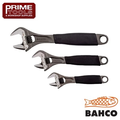Bahco ADJUST 3-90 3 Piece Adjustable Wrench Spanner Set (9070, 9071 & 9072) - Image 1 of 4