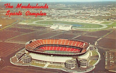 Aerial View The Meadowlands Sports Complex Postcard East