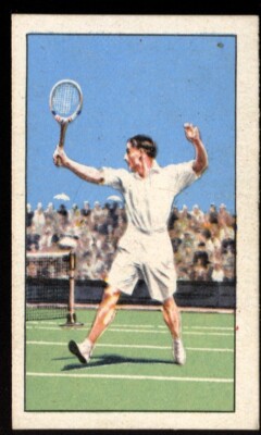 Tabakkarte, Gallaher, CHAMPIONS, ohne Bildunterschrift, 1. 1935, H W Austin, Tennis, #2