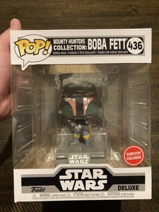 Funko Pop Star Wars Boba Fett 436 Bounty Hunters Collection Gamestop Exclusive Ebay