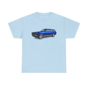 DATSUN 120Y 2 Door Station Wagon Printed Collectible T-Shirt JDM NISSAN 510 240Z