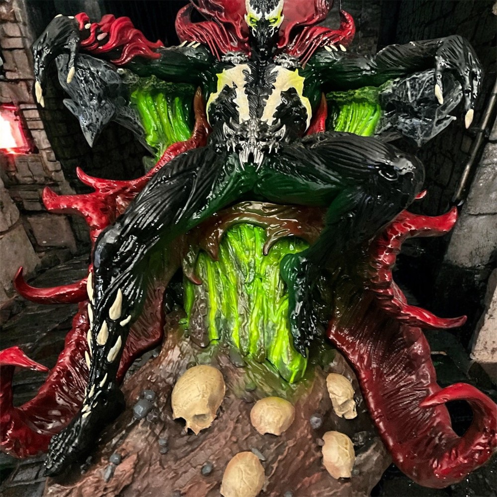 Spawn (Throne) Statue 3D Printed Kit fully painted and fully assembled