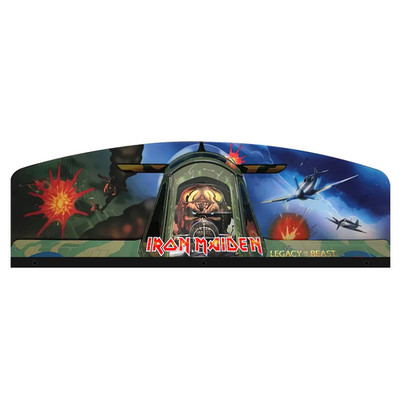 Iron Maiden Pinball Topper  Acrylic LED RGB Topper for Pinball Mahine