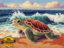 Generic Sea Turtle Latch Hook Rug Kit