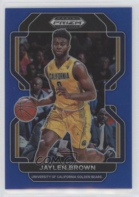 2022-23 Panini Prizm Draft Picks Blue Prizm 188/199 Jaylen Brown #22 1f7d