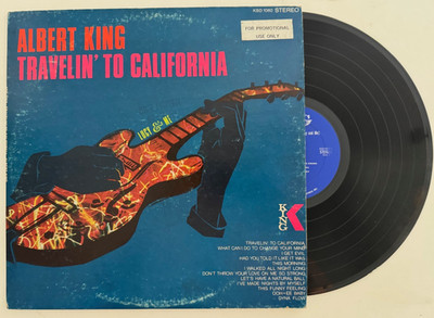 Albert King ''Travelin' To California'' PROMO LP - King KSD 1060 CLEAN