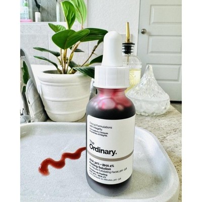 The Ordinary Authentic AHA 30%+BHA 2% High-Strength Peeling Solution 1 oz/30 mL