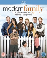 Modern Family Complete Seasons 1-4 - 12-Disc Box Set  Modern Family - Sea...
