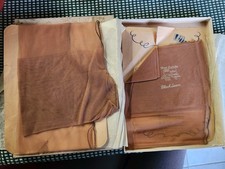 2 Old Vintage Pair Of Ladies Stockings Black Seam Sz 10