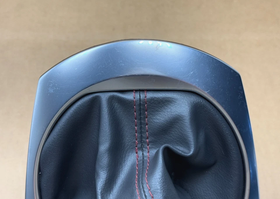 16-19 Mazda MX-5 Miata Center Console M/T Gear Shifter Trim W/Boot PO41 OEM - Image 3 of 4