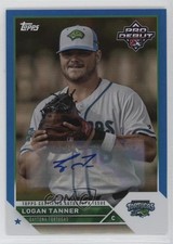 2023 Topps Pro Debut Blue Foil Auto 131/150 Logan Tanner #PD-52 Auto 10w8