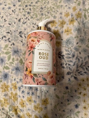 Mia & Co. ~ Rose Oud Aromatic Hand Soap w/ Coconut Oil 24 fl oz 