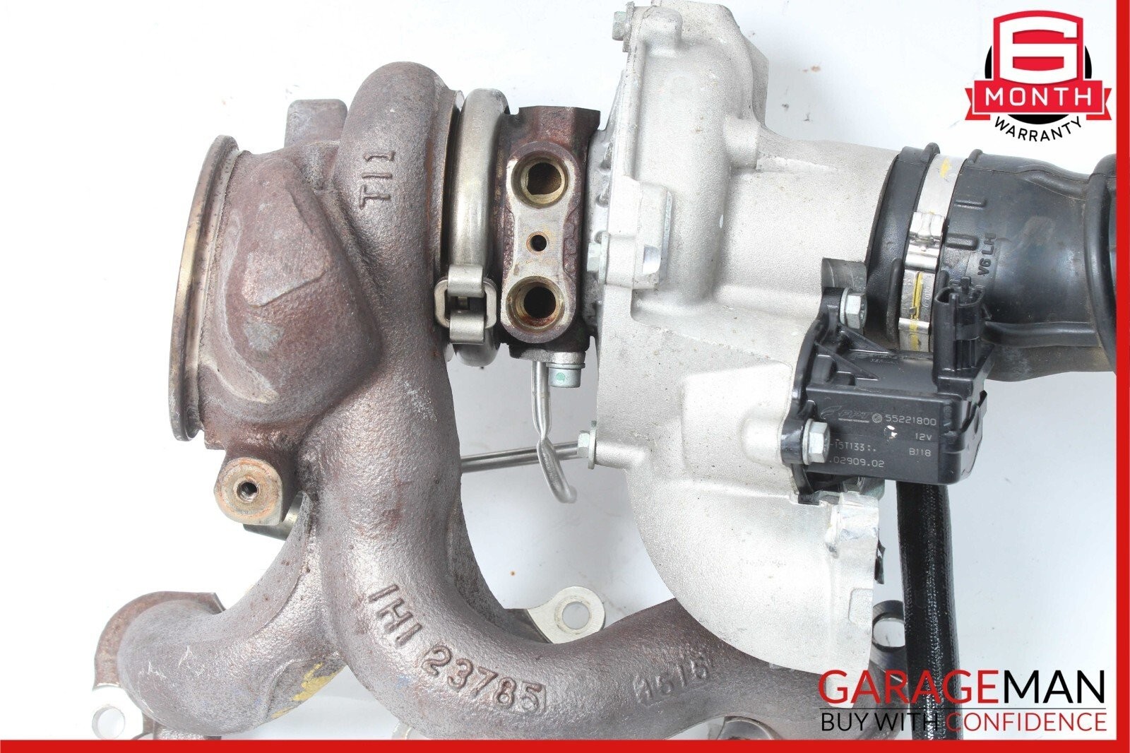 14-17 Maserati Ghibli M157 Front Left Driver SideTurbocharger Turbo Assembly OEM