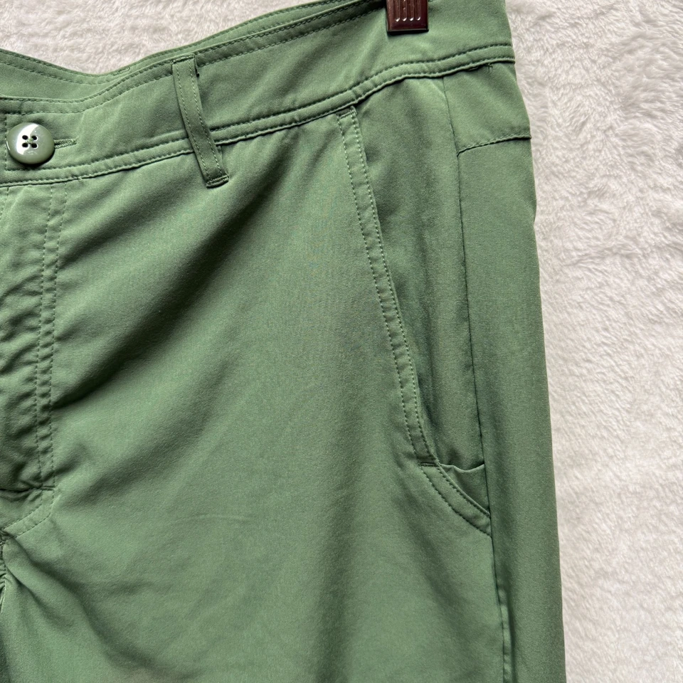 Pantalones Cortos Deportivos EMS Eastern Mountain Hombres 34 Verde Oliva Elastizados Senderismo Aire Libre Campamento Foto 3 de 4