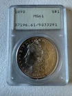 1890 Morgan Silver Dollar PCGS MS61