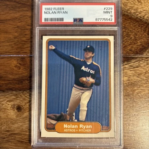 1982 Fleer Nolan Ryan #229 - PSA 9