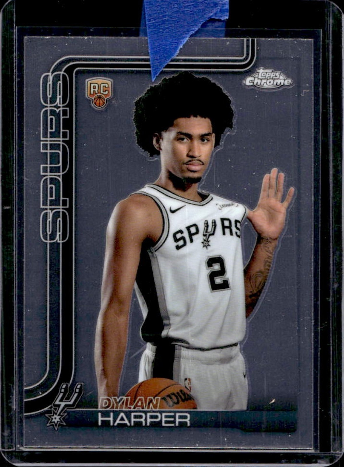 2025-26 Topps Chrome Dylan Harper Image Variation RC Rookie SSP #252 Spurs