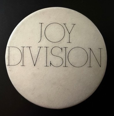 ORIGINAL JOY DIVISION 1978 BETTER BADGE - SUPER RARE !  GRETTON  MCGARRY