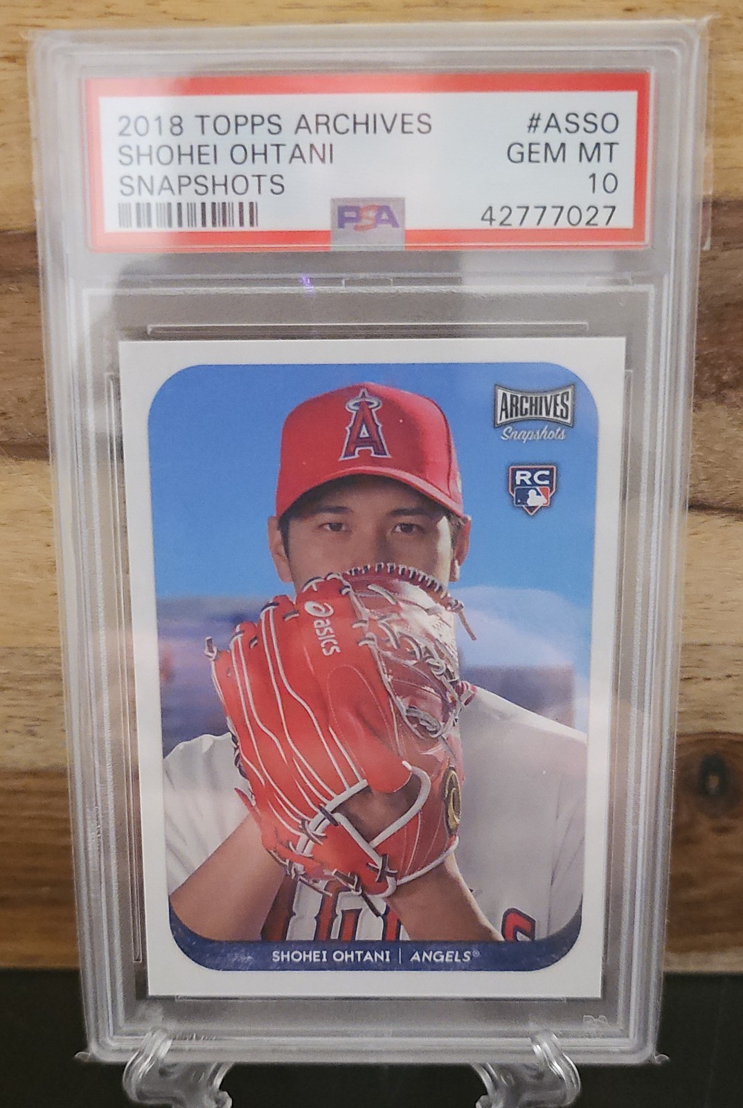 2018 Topps Archives Snapshots - Shohei Ohtani #ASSO (RC) PSA 10 Low Pop