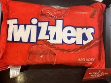 Brand New With Tags Iscream Twizzlers Strawberry Package Pillow W/ 4 Twizzlers