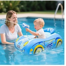 Automatic Electric Water Gun with Pool Floats,Funny Inflatable Tank Pool Floatie