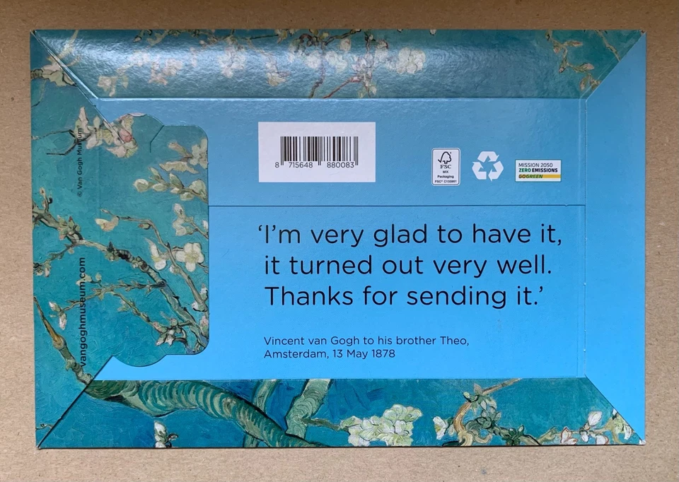 Pokemon Center x Van Gogh Museum Exclusive Postcard Set New & Sealed - Immagine 2 di 3