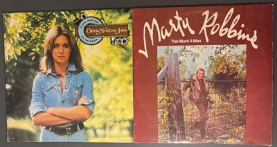 Olivia Newton-John If You Love Me Let Me Know/Marty Robins This Much a Man 2 LPs