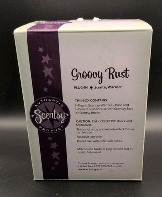 Scentsy Groovy RUST Plug In Warmer, PSW GRUS, New