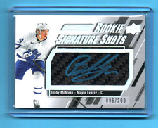 23/24 UPPER DECK ENGRAINED Bobby McMann ROOKIE SIGNATURE SHOTS AUTO /299 🔥🔥🔥