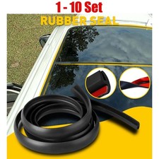 10Ft Windshield Molding Trim Rubber Seal Windscreen Universal Window 1-10Set