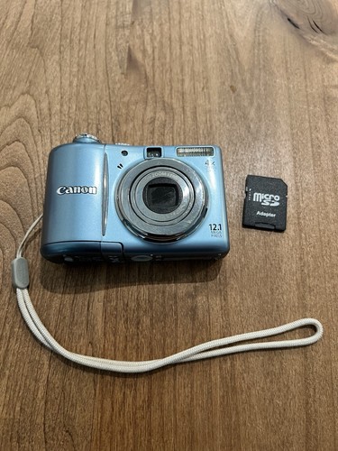 Canon PowerShot A1100 IS 12.1MP - Appareil Photo Compact D'occasion Fonctionnel (à Piles)