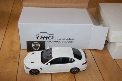 1:18 ALFA ROMEO GIULIA QV WHITE Otto mobile OT839 in box SUPERB RESIN
