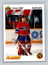 1991-92 Upper Deck #449 Trevor Kidd Calgary Flames