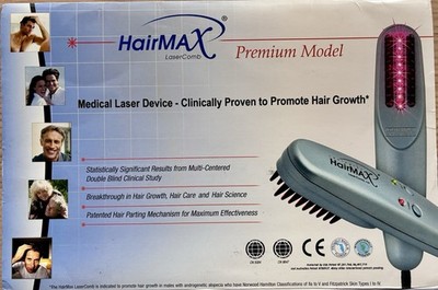 Lexington HairMax Premium Model Red Light  Laser Comb / Hair Growth Brush