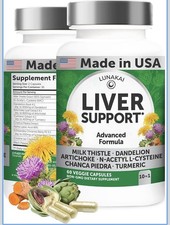 Lunakai USA Made Liver Cleanse Detox & Repair