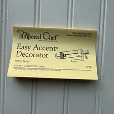 The Pampered Chef Easy Accent Decorator #1778...