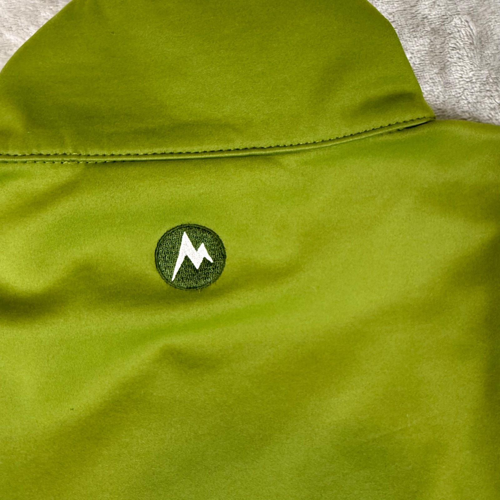 Marmot gorpcore jacket soft shell windstopper gre… - image 3